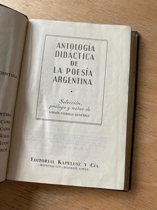 Antologia Didactica De La Poesia Arg- Estrella Gutierrez (y5 - Image 2
