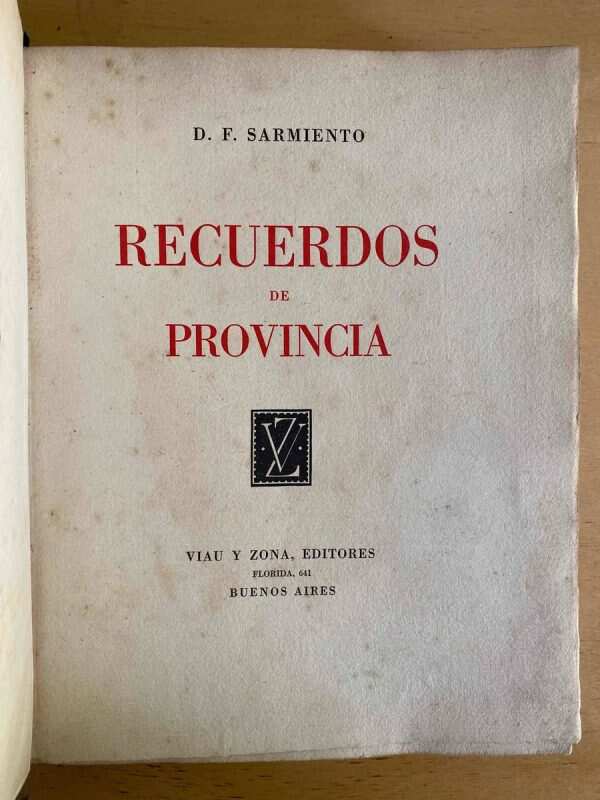 Recuerdos De Provincia - Sarmiento, D.f. (C7) - Image 2