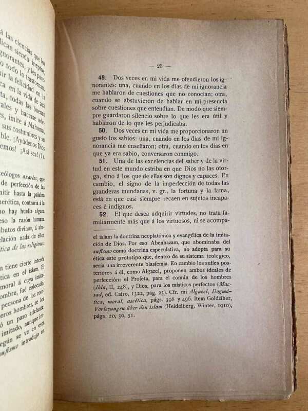 Los Caracteres Y La Conducta - Abenhazam De Cordoba (u1) - Image 4