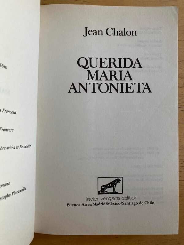 Querida Maria Antonieta - Chalon, Jean (k6) - Image 2
