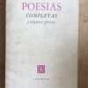 Poesias Completas Y Algunas Prosas - Cardoza Y Aragon (bb3)