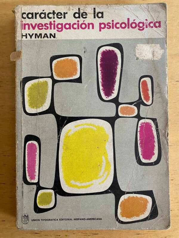 Caracter De La Investigacion Psicologica - Hyman (j5)