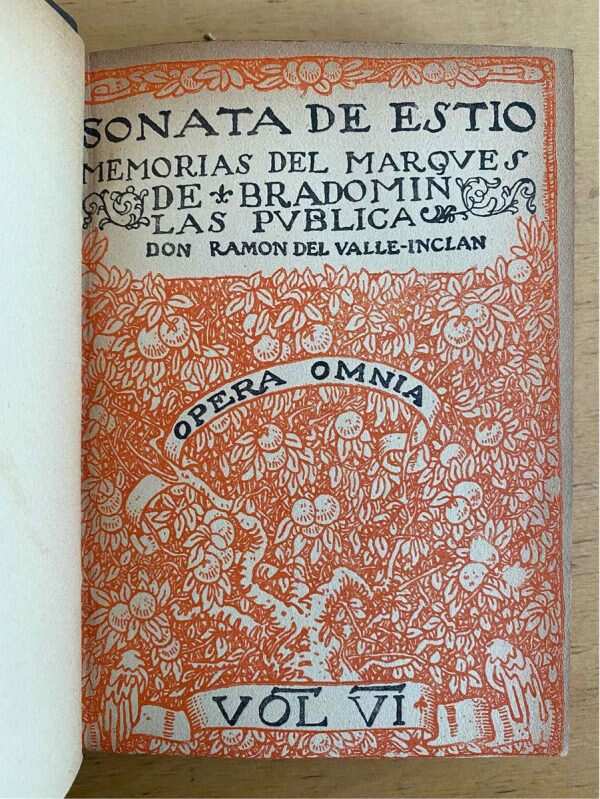 Sonata De Estio - Del Valle, Inclan (j5)