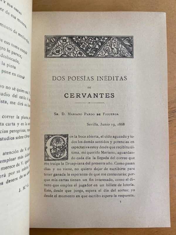 Cervantes Y Sus Obras - Asensio, Jose (u1) - Image 4
