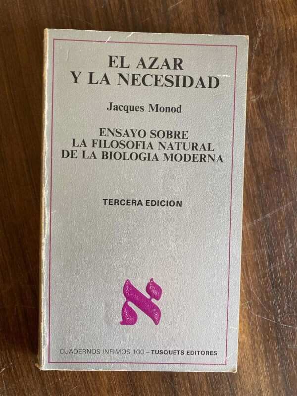 El Azar Y La Necesidad - Monod, Jacques (D7)