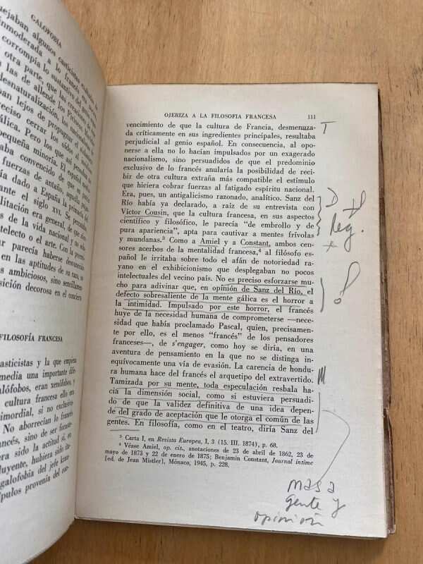 El Krausismo Español - Lopez Morillas, Juan (ñ1) - Image 2