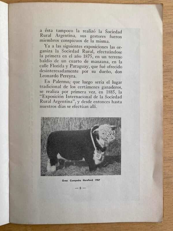 Breve Reseña De La Sociedad Rural Argentina Y Sus Exposicion - Image 2
