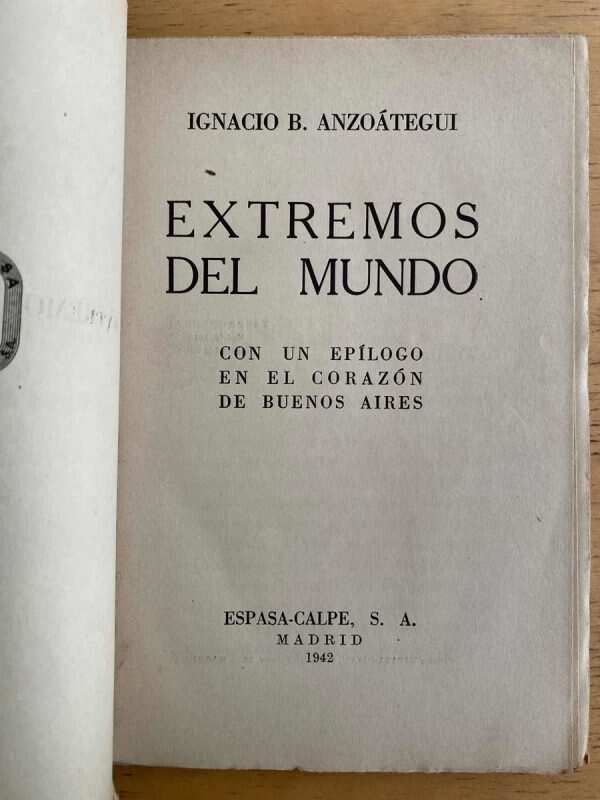 Extremos Del Mundo - Anzoategui, Ignacio (k3) - Image 2