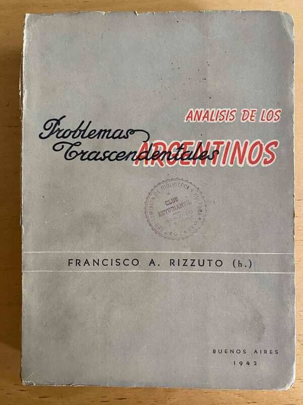 Analisis De Los Problemas Trascendentales Arg- Rizzuto (j3)