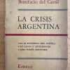 La Crisis Argentina - Del Carril, Bonifacio (j1)
