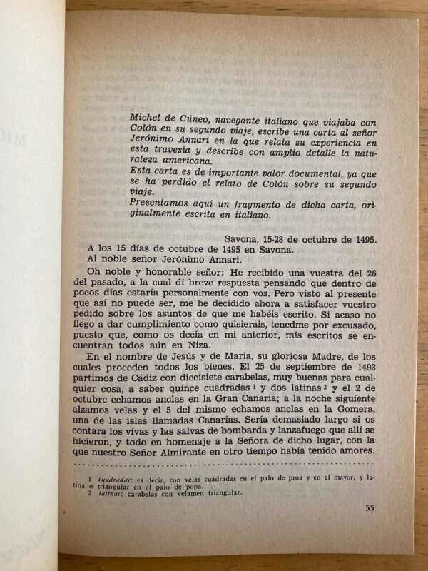 Cronistas De Indias. Antologia (k2) - Image 3