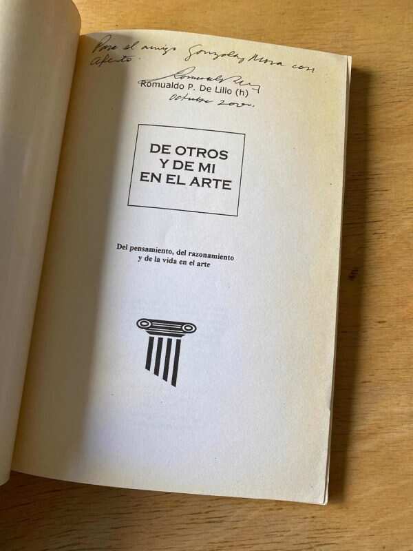 De Otros Y De Mi En El Arte - De Lillo, Romualdo P (h) (y3) - Image 2