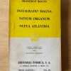 Instauratio Magna. Novum Organum. Nueva Atl - F. Bacon (y1)