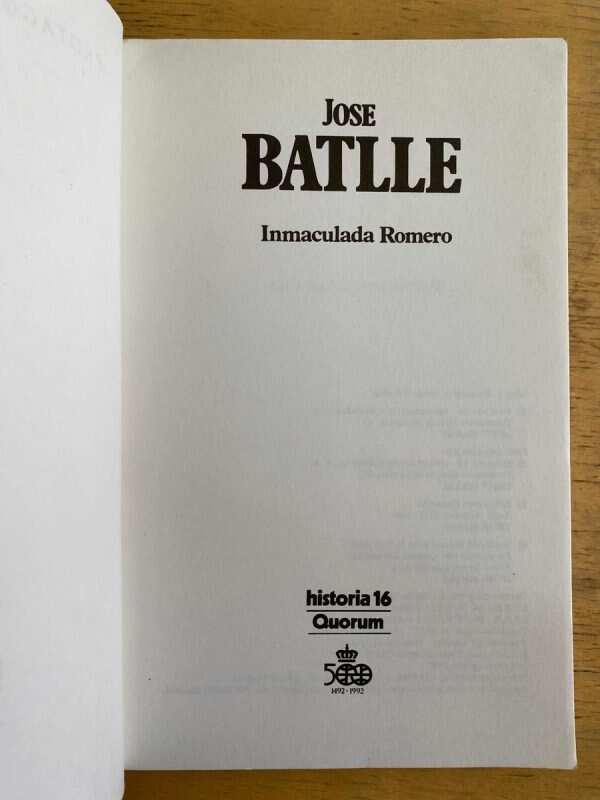 Jose Batlle - Romero, Inmaculada (g1) - Image 2