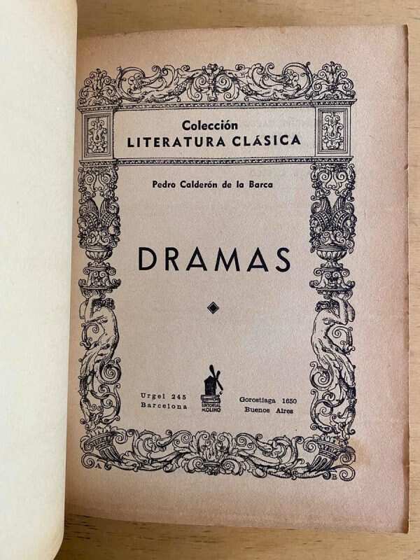 Dramas - Calderon De La Barca, (j5) - Image 2