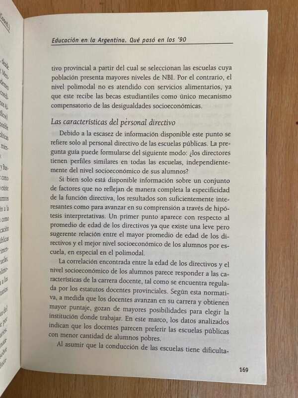 Educacion En La Argentina Que Paso En Los 90- Aguerrondo (D1 - Image 2