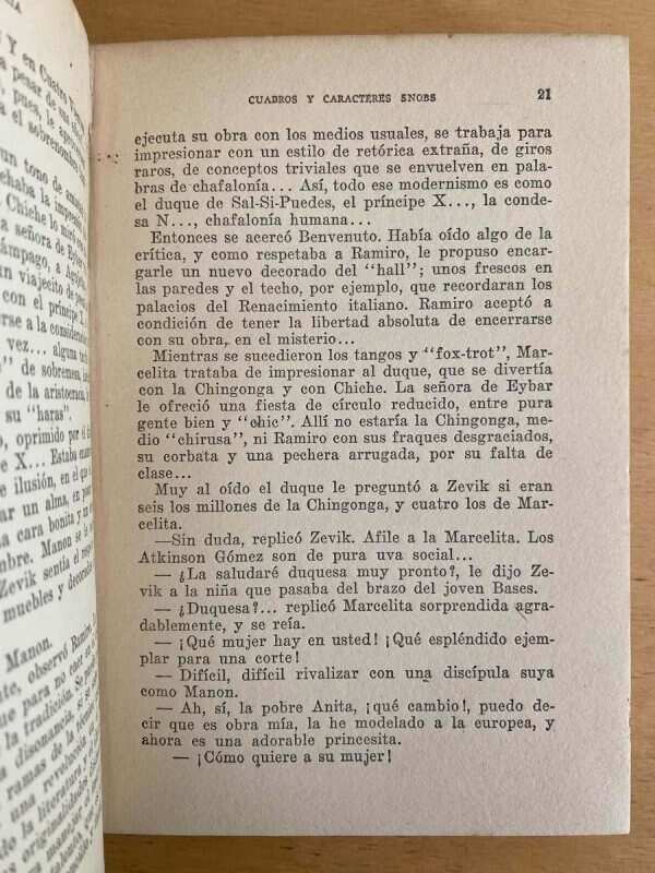 Cuadros Y Caracteres Snobs - Garcia, Juan Agustin (S3) - Image 3