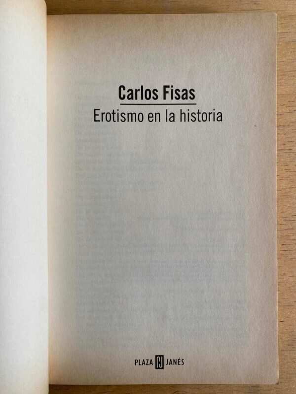 Erotismo En La Historia - Fisas, Carlos (G3) - Image 2