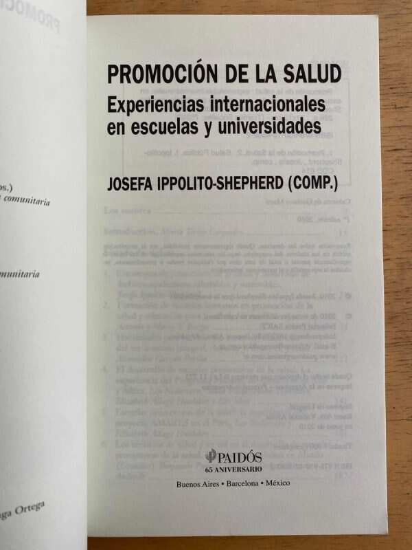 Promocion De La Salud- Ippolito Shepherd, Josefa (k3) - Image 2