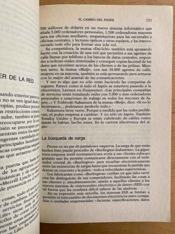 El Cambio Del Poder Powershift - Toffler, Alvin (k4) - Image 3