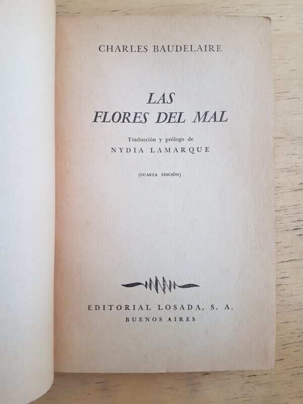 Las Flores Del Mal - Baudelaire, Charles (k3) - Image 2