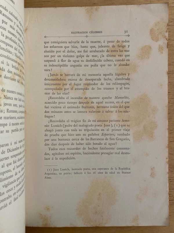Naufragios Celebres En El Cabo Polonio, - Lussich (G5) - Image 3