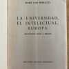 La Universidad, El Intelectual, Europa- Lain Entralgo (h4) - Image 2