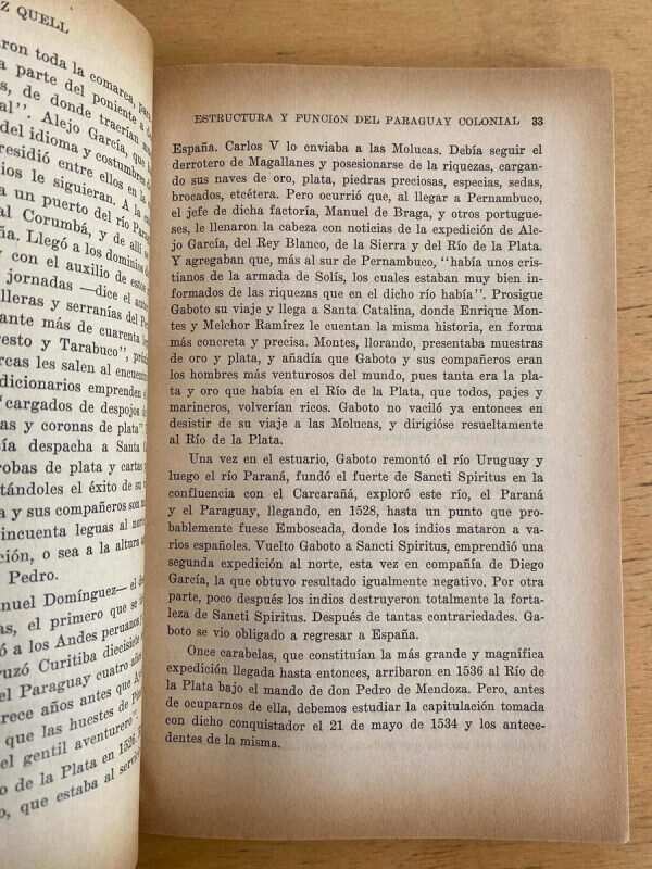 Estructura Y Funcion Paraguay Colonial- Sanchez Quell (B7) - Image 3