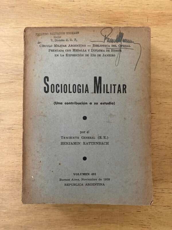 Sociologia Militar - Rattenbach, Benjamin (q5)
