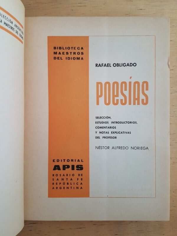 Poesias - Obligado, Rafael (k3) - Image 2