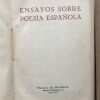 Ensayos Sobre Poesia Española - Alonso, Damaso (cc2)