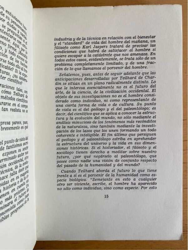 El Porvenir Del Hombre - Teilhard De Chardin, Pierre (j5) - Image 3
