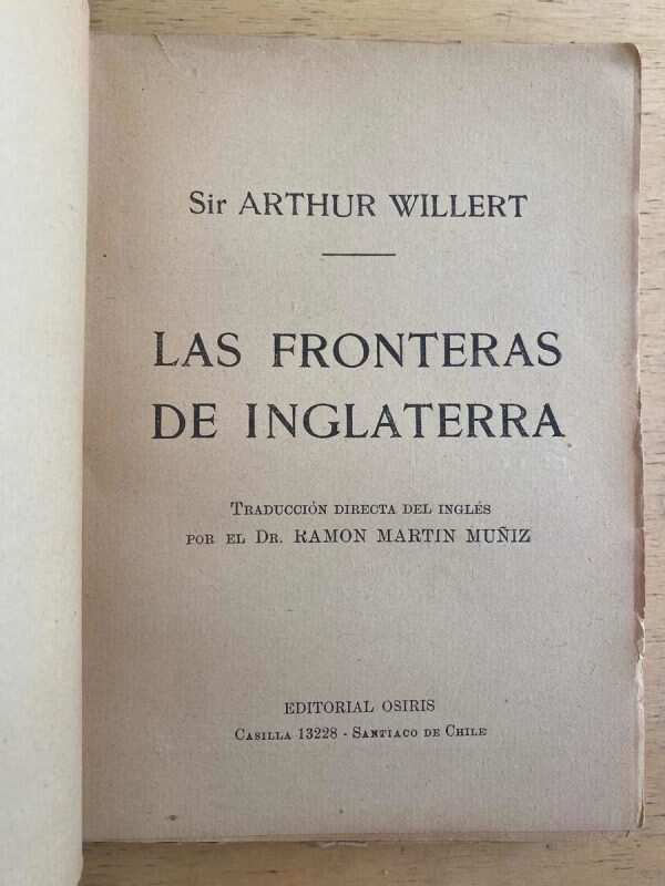 Las Fronteras De Inglaterra - Willert, Arthur (h1) - Image 2
