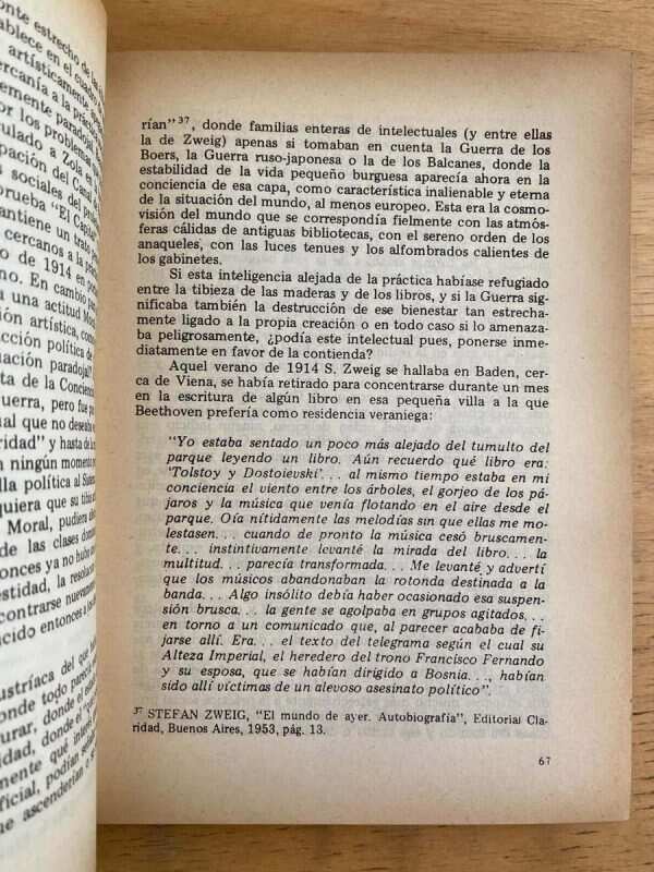 Los Intelectuales Frente A La Guerra Y Paz- Rosenzvaig (j1) - Image 3