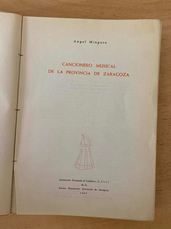 Cancionero Musical De La Provincia De Zaragoza- Mingote (X3) - Image 2