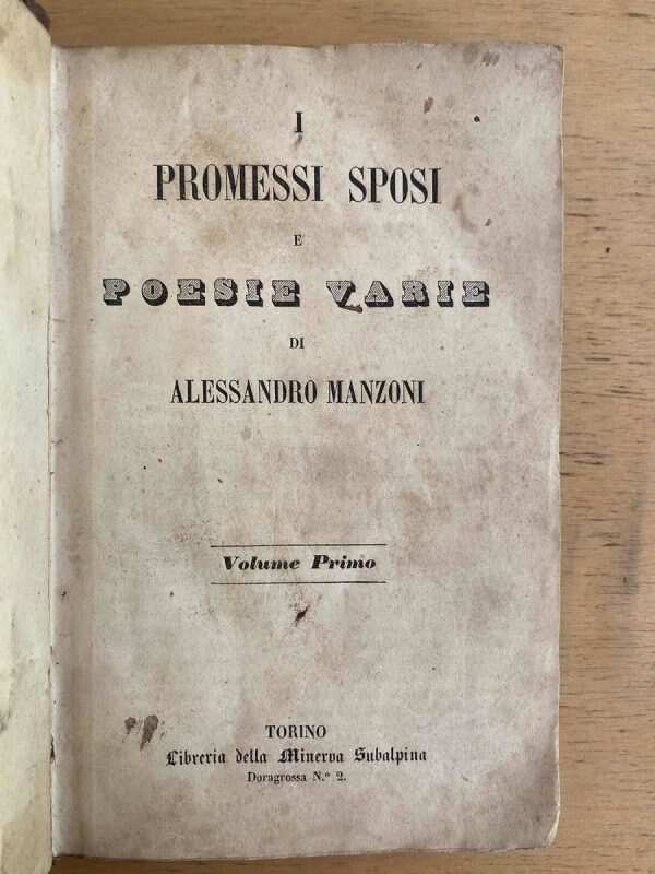 I Promessi Sposi E Poesie Varie - Manzoni, Alessandro (Ga) - Image 4