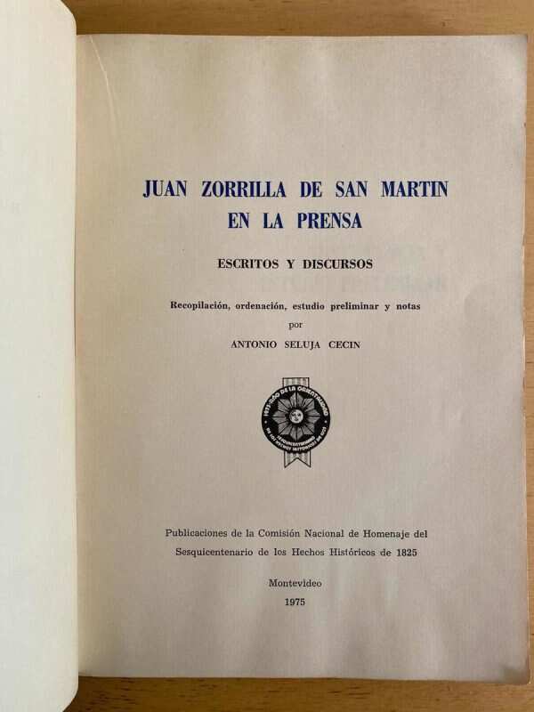 Juan Zorrilla De San Martin En La Prensa - Seluja Cecin (j3) - Image 2