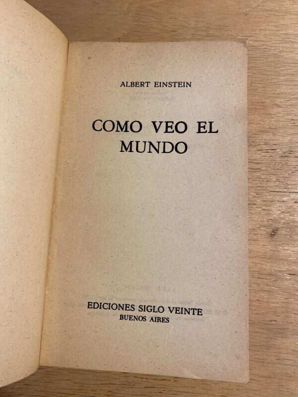 Como Veo El Mundo - Einstein, Albert (O4) - Image 2