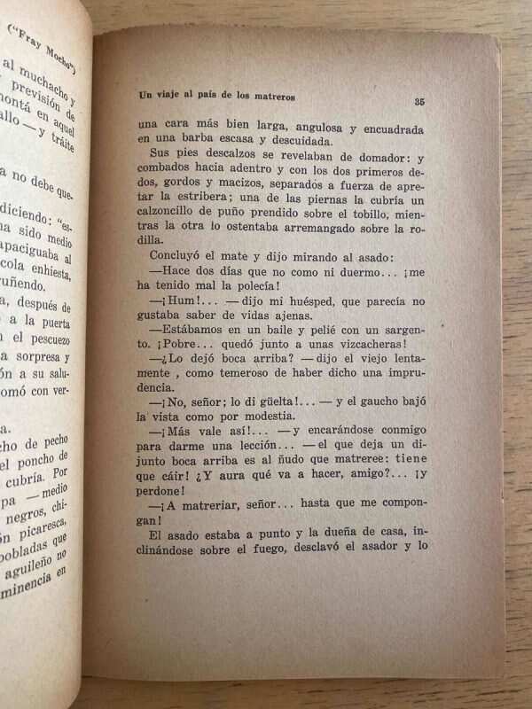 Un Viaje Al Pais De Los Matreros - Alvarez (fray Mocho) (k2) - Image 3