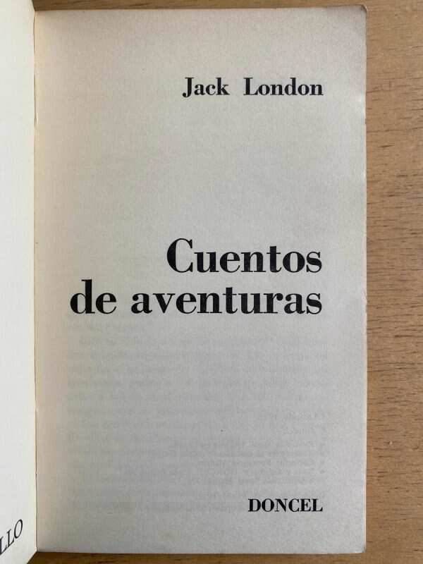 Cuentos De Aventuras - London, Jack (f3) - Image 2