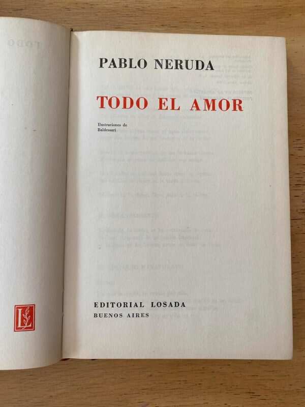 Todo El Amor - Neruda, Pablo (c3) - Image 2