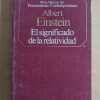 Einstein, Albert - El Significado De La Relatividad (j6)