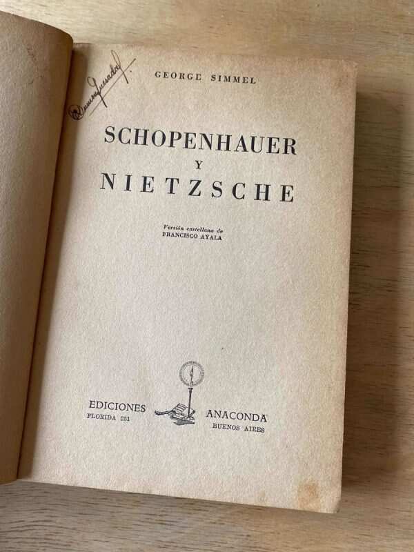 Schopenhauer Y Nietzsche - Simmel, George (o5) - Image 2