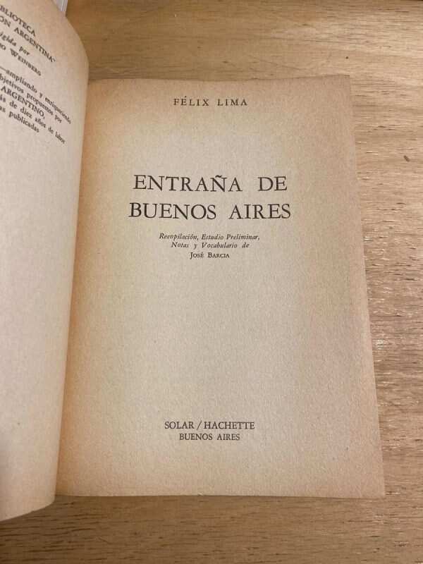 Entraña De Buenos Aires - Lima, Felix (q3) - Image 2