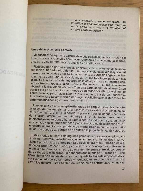 Formas De Alienacion En La Sociedad Burguesa - Ander Egg (j1 - Image 3