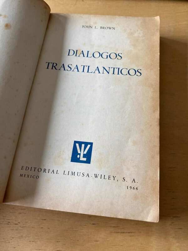 Dialogos Trasatlanticos - Brown, John L. - Image 2