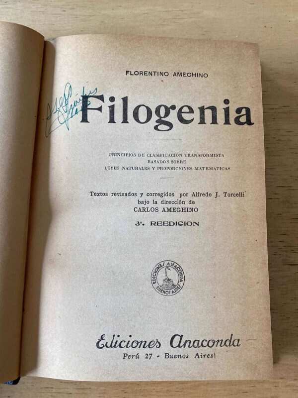 Filogenia - Ameghino, Florentino (S6) - Image 2