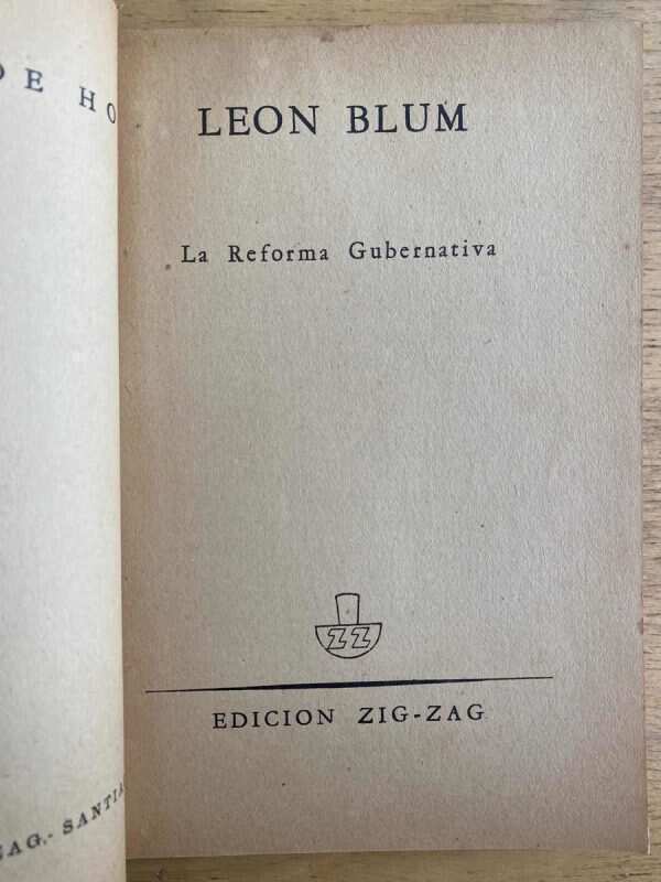 La Reforma Gubernativa - Blum, Leon (g1) - Image 2