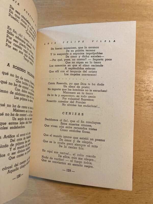 Antologia Poetica De La Paz - Vilela, Luis Felipe (C4) - Image 2