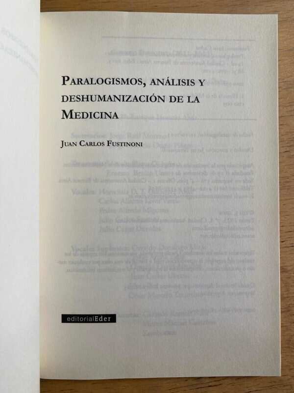 Paralogismos, Analisis Y Deshumanizacion De- Fustinoni (h2) - Image 2